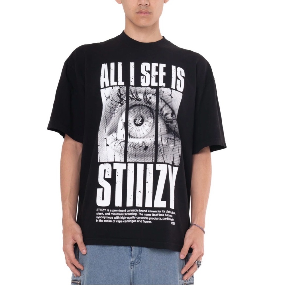 NEW STIIIZY All I SEE Black T Shirt XXL Mens